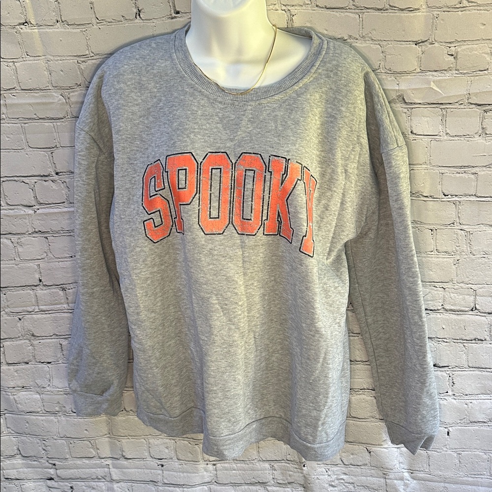SPOOKY Athleticwear Sweatshirt Woman’s size Large